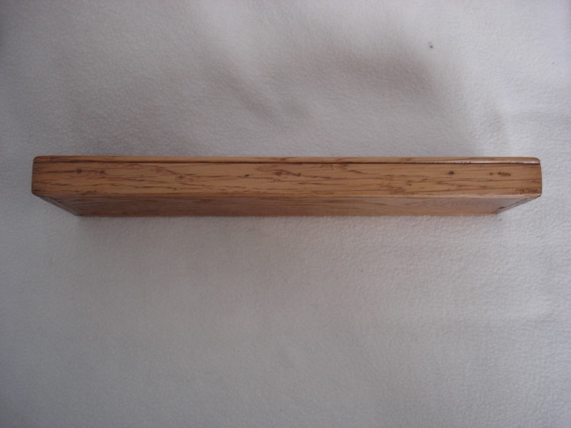 Parquetry Herringboned Heavy Cribbage Board