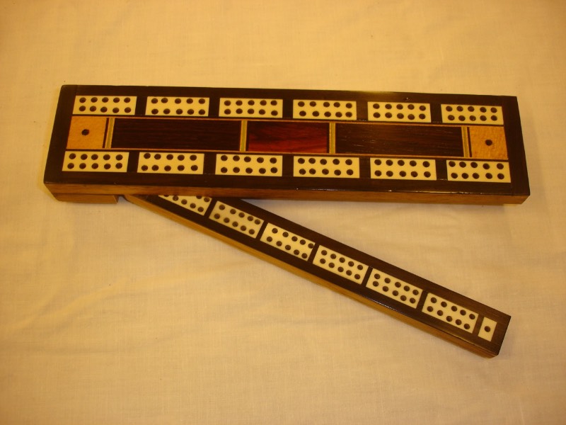 'A. W. Gamage' Labelled Triple Lane Cribbage