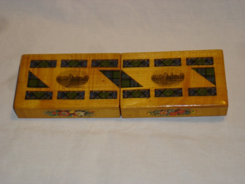 Mauchline Ware Folding Board 