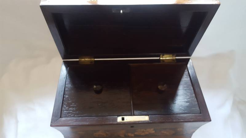 Battle Abbey Cloisters East Sussex Tunbridge Ware Tea Caddy