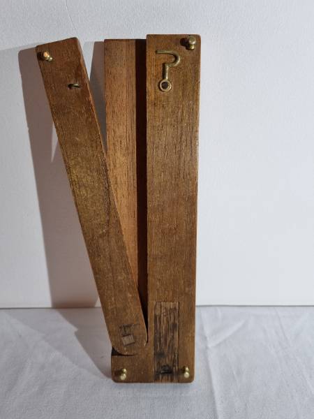 Triple Lane Victorian Walnut Cribbage Board