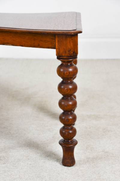 Pair of Oak Hall Bobbin Turned Chairs