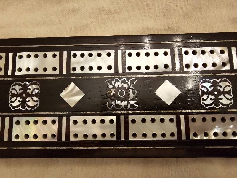 Large Rosewood & Mother Pearl Victorian Board