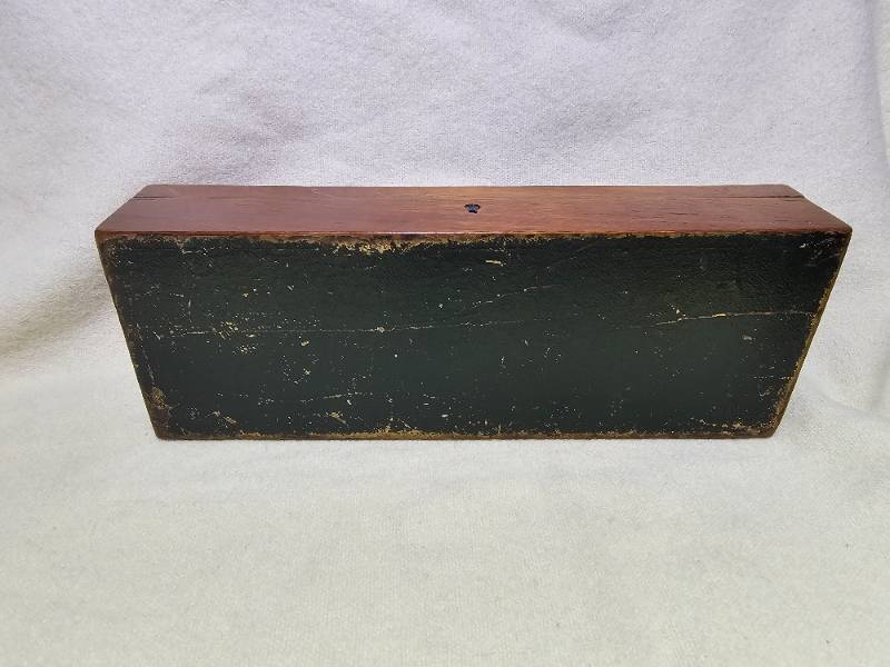 Victorian Cribbage Box Original Interior