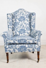 Georgian Style Late Victorian Wing Chair