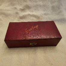 Thomas De La Rue Red Moroccan Cribbage Compendium - DLR250